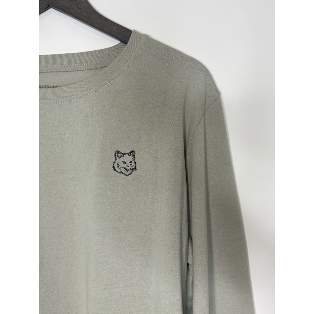 Maison Kitsune Eva Air Pajama Set Large Long Sleeve Grey Business Class Unisex - Picture 8 of 10